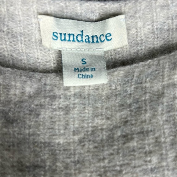 Sundance Sweater Womens Small Jovie Cashmere Bateau Drop Shoulder Ribbed Neutral - Picture 6 of 7